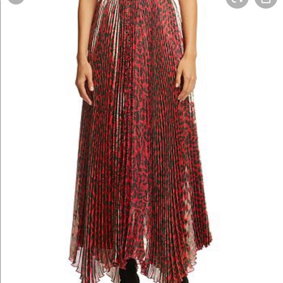 Alice + Olivia Dresses & Skirts - Alice + Olivia red leopard skirt